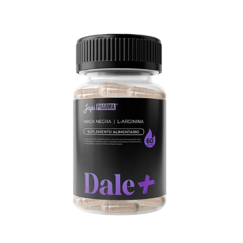 0a318f6d-9977-464c-9c9e-12b5a702b68e.png Dale+ Maca Negra con L-Arginina - 60 caps / New Pharma - Imagen 1