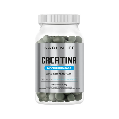 12485b6a-f7f8-4a31-91af-3bfa97c18605.png Creatina Monohidratada Gomitas - 150 unid / Karun Life - Imagen 1