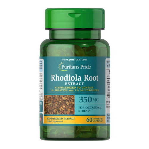 19f78576-1e98-403f-ab0e-09c509362de3.png Rhodiola Rosea Extract 350mg - 60 caps / Puritan´s Pride - Imagen 1