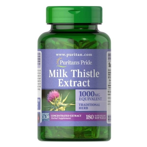 3c5ae5d3-c774-413b-9f18-5c149ea0408d.png Cardo Mariano Milk Thistle 1000mg - 180 softge / Puritan´s Pride - Imagen 1