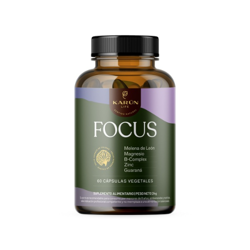 be739022-9a25-4475-93ee-c2e582d2baa3.png Focus Claridad Mental Y Cognitiva - 60 caps / Karun Life - Imagen 1