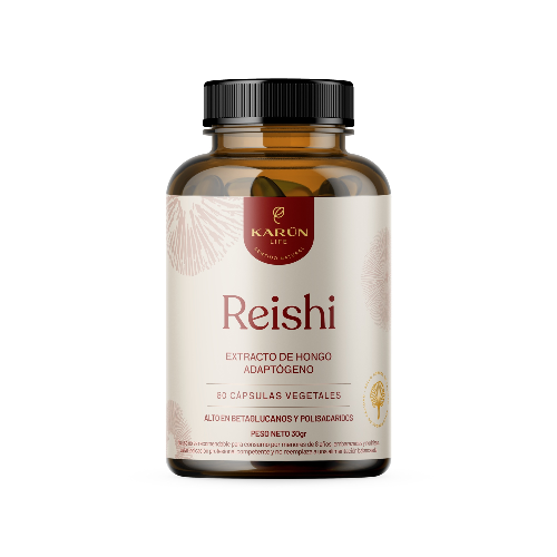 8072d427-697a-477f-8daf-be62f66736fd.png Reishi 500mg - 60 caps / Karun Life - Imagen 1