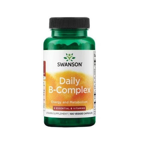 818bf5fc-eae6-4a2c-aeb1-edf79be2b9e2.png Daily B-Complex - 100 veg caps / Swanson - Imagen 1