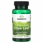 Full Spectrum Olive Leaf Hoja de Olivo 400mg - 60 caps / Swanson