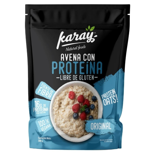 fcf5807e-be9c-4474-ac96-fd410ca0b866.png Avena con Proteina - 300g / Karay - Imagen 1