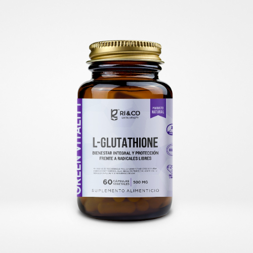 3c558891-dff9-4c5f-9c0a-e3577e562bc4.png L-Glutathione 500mg - 60 caps / Ri & Co - Imagen 1