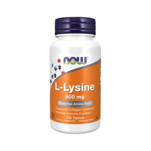 525c4ba4-7270-4311-9f6b-c88a8dddfa4f.png L-Lysine 500mg - 100 tabs / Now - Imagen 1