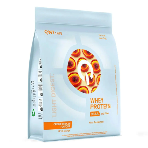681fccd8-486f-4289-8bbf-a28eeecd3074.png Whey Protein Light Creme Brulee - 500g / QNT - Imagen 1