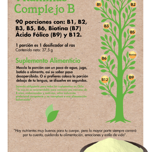 2beb9802-a13d-4dd2-a433-3b277479d6f9.png Vitaminas Complejo B 417mg - 37,5g / Dulzura Natural - Imagen 1