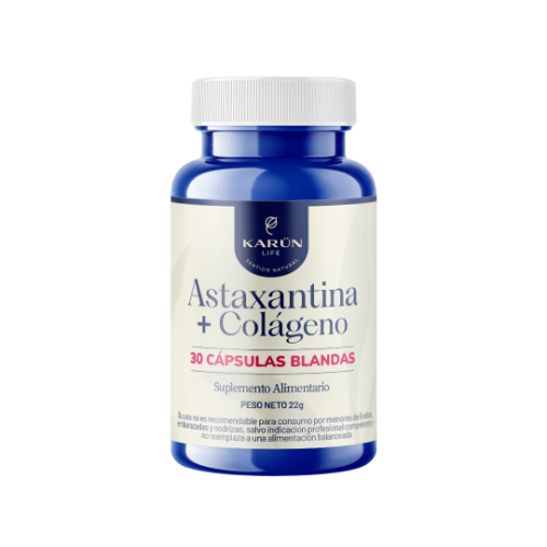 1beedaf8-daf4-4c3f-8e86-6599fc8784e2.png Astaxantina + Colágeno - 30 softgels / Karun Life - Imagen 1