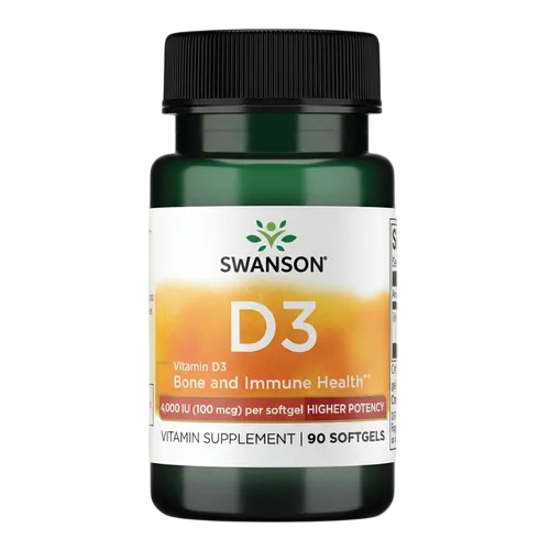 54dc31cb-9b7e-4b9d-9c16-8cdf01623472.png Vitamina D3 4000ui 100mcg Colecalciferol - 90 softgels / Swanson - Imagen 1