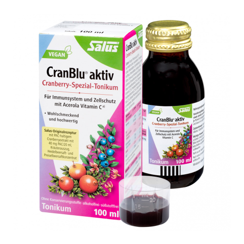 50354c41-1a5d-4e35-aed8-d2442a204f62.png CranBlu Aktiv - 100ml / Salus - Imagen 1