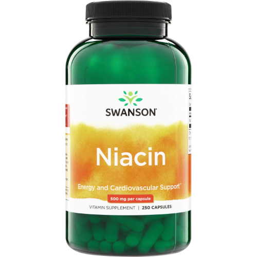45e0a032-1c67-4dd1-98ca-395a79b0f64a.png Niacina 500mg - 250 caps / Swanson - Imagen 1