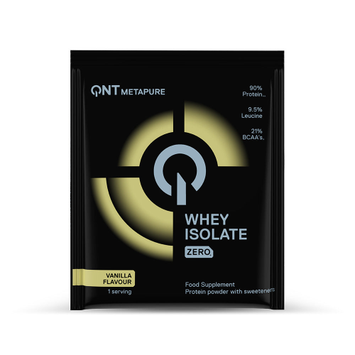 67291102-58ac-4dfb-a107-6fedb8ca9d7e.png Metapure Whey Isolate Zero Carb Vainilla - 30g / QNT - Imagen 1