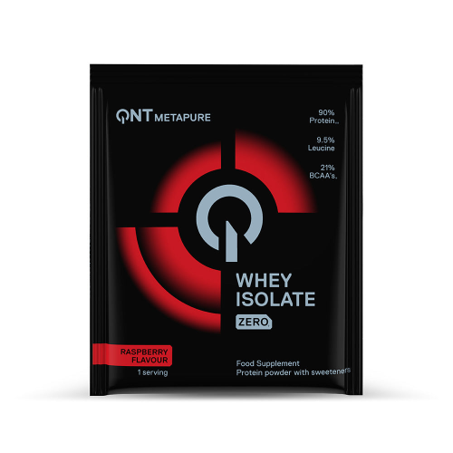 67deadc8-994d-4968-acaf-da7e1f5cf503.png Metapure Whey Isolate Zero Carb Raspberry - 30g / QNT - Imagen 1