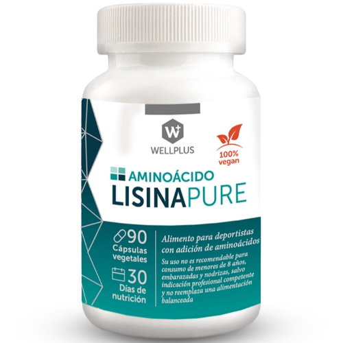 983b683e-7a96-4f6b-9376-c480cb5b8169.png Lisina Pure - 90 caps / WellPlus - Imagen 1