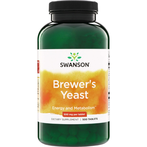 4af472ec-cf56-4ad9-91f5-681617ce2da6.png Levadura de Cerveza Brewer's Yeast 500mg - 500 tabs / Swanson - Imagen 1