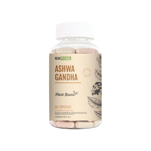 73d67932-5afb-4c12-ba31-07db738899b4.png Ashwagandha 450mg - 60 caps / New Pharma - Imagen 1