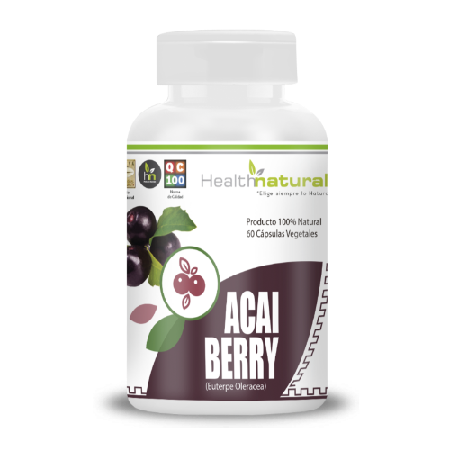 afd8394f-8a8c-4aaa-895c-02d8c2b90079.png Acai Berry 500mg - 60caps / Health Natural - Imagen 1