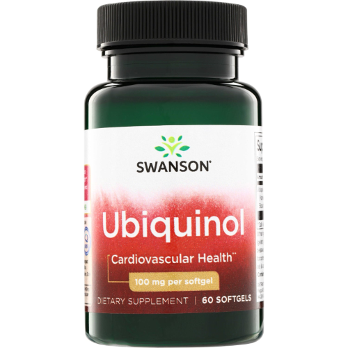 bcab7dc2-2af0-4421-9337-9095d4b52286.png Ubiquinol 100mg - 60 softgels / Swanson - Imagen 1
