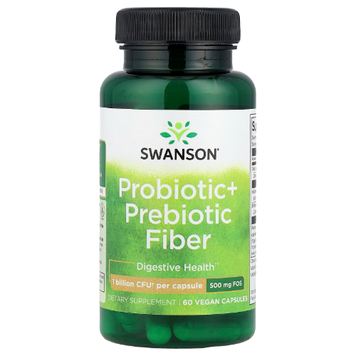 e01a2910-1be1-4332-94ce-33e483f766bc.png Probiotico + Fibra Prebiotica 1B CFU - 60 caps veg / Swanson - Imagen 1
