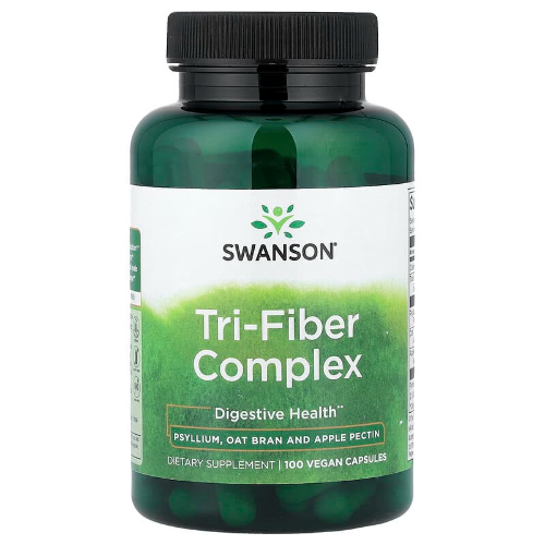 e44f8ef4-7ce7-4ccb-a301-339d546a344c.png Tri-Fiber Complex - 100 veg caps / Swanson - Imagen 1