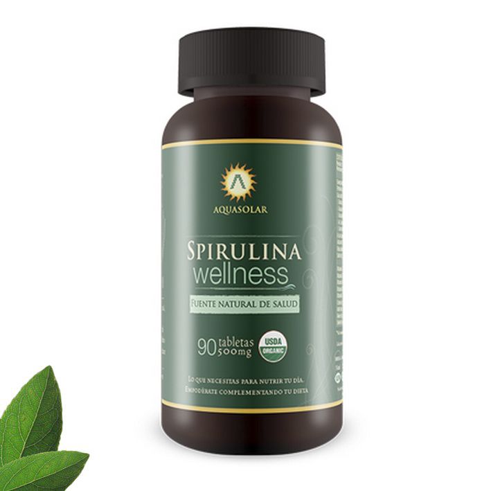 16fa2404-711e-11ea-8d93-0603130a05b8-4.jpg Spirulina Wellness - 90 tabs / Aquasolar - Imagen 1