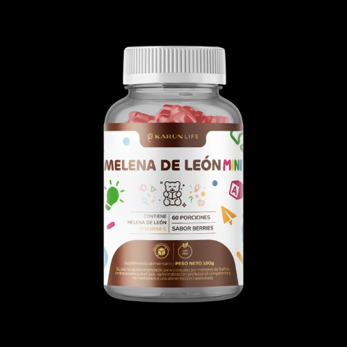 9d3b88a4-4527-4be4-820d-7d72c4ee80cf.png Melena de Leon Mini Gomitas Sabor Berries - 60 unid / Karun Life - Imagen 1