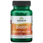 Biotina 10000mcg - 60 veg tabs / Swanson