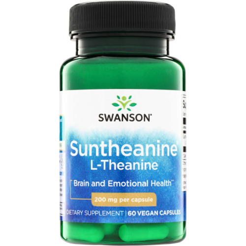 292b857e-be5a-4747-9512-b9cb528d59b8.png L-Teanina Suntheanine 200mg - 60 veg caps / Swanson - Imagen 1