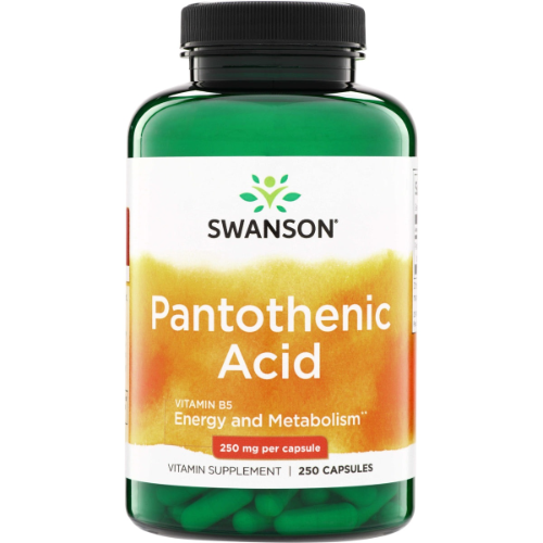 5fd5ae03-89f8-4da6-ae09-bc3674a376e9.png Acido Pantotenico 250mg - 250 caps / Swanson - Imagen 1