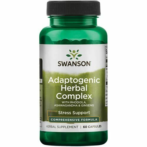 17d8314e-efab-43fa-8259-94c58440e352.jpg Adaptogenic Herbal Complex - 60 capsulas / Swanson - Imagen 1