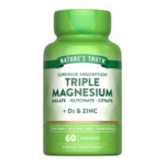 Triple Magnesio Vitamina D3 Zinc - 60 caps / Nature´s Truth