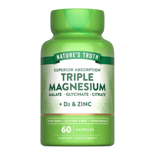 2768df87-5146-4608-b386-782df0b01623.png Triple Magnesio Vitamina D3 Zinc - 60 caps / Nature´s Truth - Imagen 1