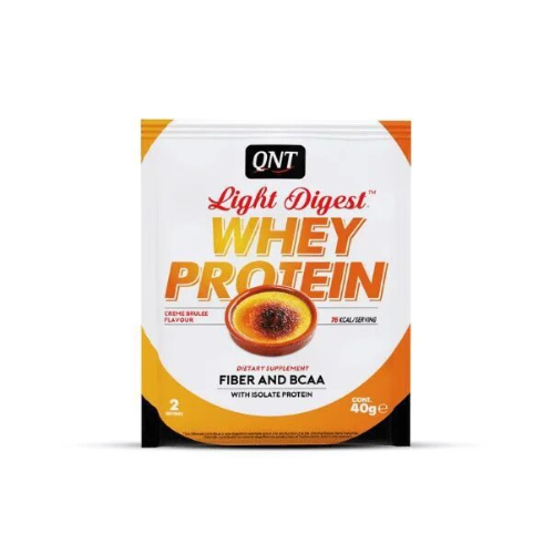 90f10b4d-954c-4877-a475-52e7c3060ce6.png Whey Protein Light Digest Creme Brulee - 40g / QNT - Imagen 1
